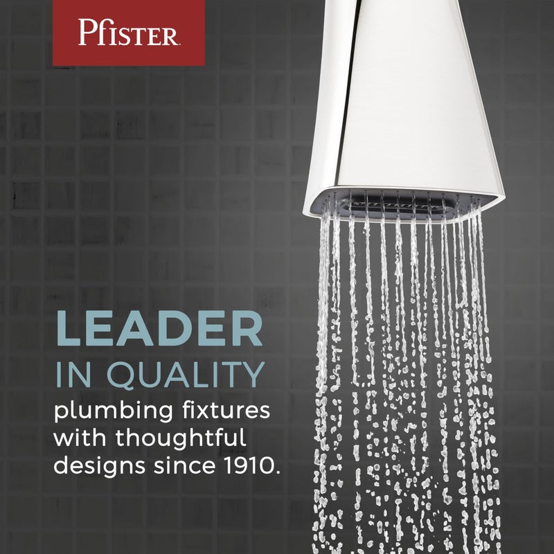 Pfister R890600 Pfirst Modern 1-Handle Shower Trim Only Less Showerhead, Polished Chrome - Image 5